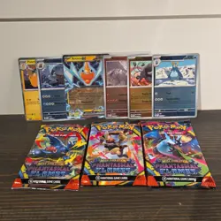 POKEMON TCG: PHANTASMAL FLAMES BOOSTER PACKS & CARDS - ROTOM EX 029/RESHIRAM 017 - Image 1