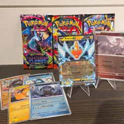 POKEMON TCG: PHANTASMAL FLAMES BOOSTER PACKS & CARDS - ROTOM EX 029/RESHIRAM 017 - Image 3