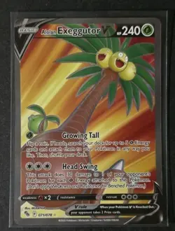 Alolan Exeggutor V 071/078 Ultra Rare Pokemon GO Pokemon Card - Image 1