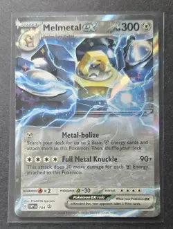 NM Pokemon Melmetal EX SVP104 Black Star Promo Card Near Mint - Image 1