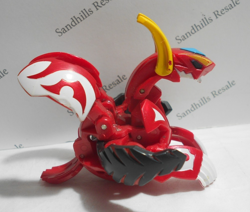 Bakugan Flare Dragaon Red Pyrus BakuTech 520G & matching card - see note - Image 2