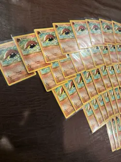 Lot of (50) Unlimited Kabuto 50/62 Fossil Pokemon cards - Image 2