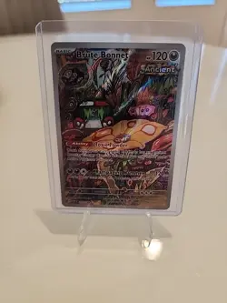 Pokemon TCG Brute Bonnet Illustration Rare Holo Card 207/182 Sv04: Paradox Rift - Image 1