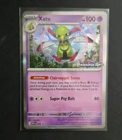 Xatu SVP 059 Scarlet Violet Paradox Rift Promo Pokemon Card Stamped - Image 1