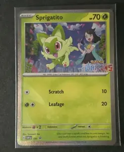 Pokemon TCG - Sprigatito SVP 191 - SV: Scarlet & Violet Promo Cards - NM - Image 1