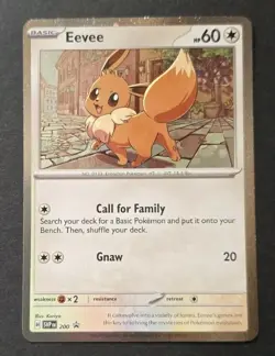 Eevee - 200 (Cosmos Holo) SV: Scarlet & Violet Promo Cards - Pokemon NM SVP 200 - Image 1