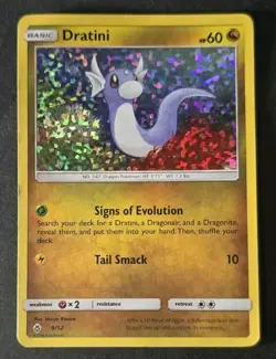 Pokemon TCG Dratini Holo Promo Card 9/12 McDonald's 2018 - Image 1