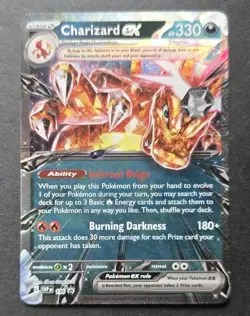 Charizard ex SVP 196 Scarlet & Violet Black Star Promo Holo Pokemon Card NM - Image 1