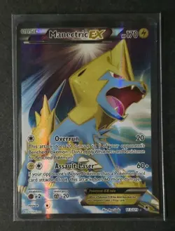 Pokemon TCG Card XY Phantom Forces Manectric EX 113/119 Ultra Rare Pokemon - Image 1