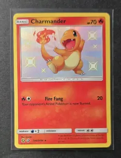 Charmander SV6/SV94 Hidden Fates Shiny Vault Holo Rare Pokemon Card Near Mint - Image 1