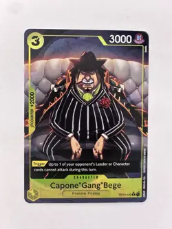 Capone “Gang“ Bege Op04-100 PRB The Best Alt Art One Piece Card Game CCG TCG - Image 1