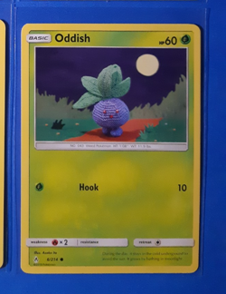 Oddish 6/214 Pokemon card SM Unbroken Bonds common NM - Image 1