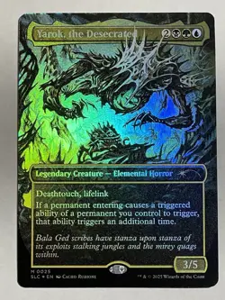 Yarok, the Desecrated, 0025, Foil, Secret Lair Encyclopedia, MTG NM - Image 3