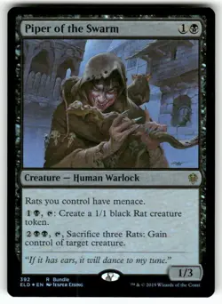 Piper of the Swarm (ELD) 392 Unique and Miscellaneous Promos Foil NM - Image 1