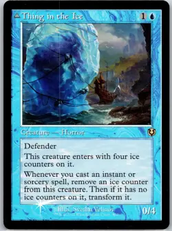 Thing in the Ice (Retro Frame) Foil Innistrad Remastered #460 NM - Image 1