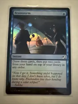 Brainstorm (Foil) - 0155 Avatar: The Last Airbender: Eternal-Legal TLE - MTG NM - Image 1