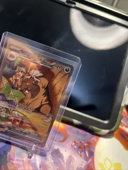Pokemon TCG Arven's Mabosstiff EX #235/182 Sv10: Destined Rivals SAR - Image 3