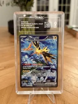 TAG 9 Zapdos ex #202 SIR from English Pokemon Scarlet & Violet 151 [940/1000] - Image 1