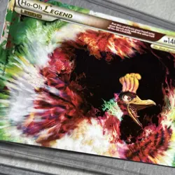 ULTRA RARE Ho-Oh Legend Set 111 112/123 Pokemon Heart Gold Soul Silver Holo - LP - Image 4