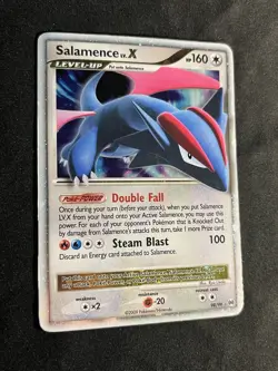 Pokemon Platinum Arceus Salamence Lv.X 98/99 Holo Rare - Image 3