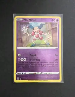 Pokemon TCG Mr. Mime Sword & Shield - Lost Origin 067/196 Reverse Holo Rare - Image 1