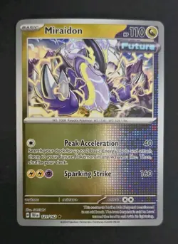 MIRAIDON 121/162 TEMPORAL FORCES POKEMON (REVERSE HOLO, NM) - Image 1