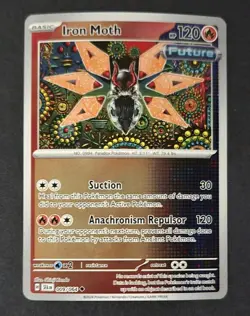Pokemon Shrouded Fable Reverse Holo 009/064 Iron Moth - Image 1