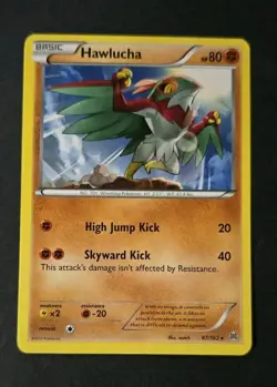 Hawlucha 87/162 Rare Pokemon 2015 XY Breakthrough - Image 1