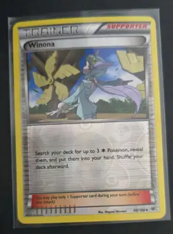 1x Winona - 96/108 - Uncommon - Reverse Holo Roaring Skies Pokemon MP - Image 1