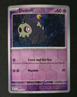 Pokemon TCG Duskull 018/064 Sv: Shrouded Fable Reverse Holo - Image 1