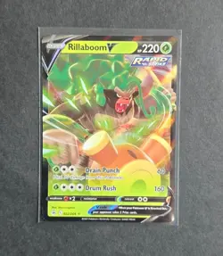 Holo Rillaboom V 022/264 Ultra Rare Fusion Strike Pokemon TCG - Image 1