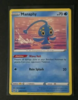 Manaphy 041/172 Rare Sword & Shield: Brilliant Stars Pokemon TCG - Image 1