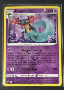Pokemon - Dragapult 089/195 - Silver Tempest - Reverse Holo Rare - NM/M - Image 1