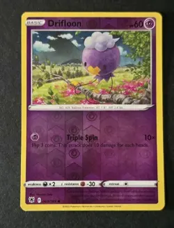 Drifloon Reverse Holo - 063/189 - Astral Radiance Pokemon 2022 - Image 1