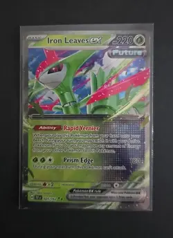 Pokemon TCG Iron Leaves ex - 025/162 Temporal Forces Holo Double Rare - Image 1