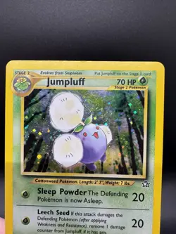 Pokemon TCG Jumpluff 7/111 Neo Genesis Holo Unlimited Rare with Swirl - HP - Image 3