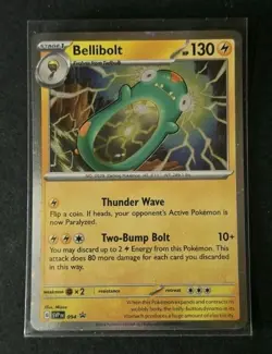 Bellibolt Pokemon Scarlet & Violet SVP 094 Cosmos Holo Black Star Promo NM - Image 1