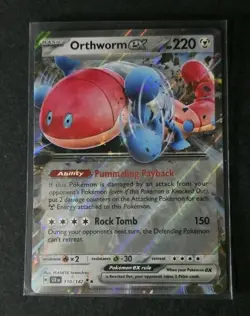 Orthworm ex - 110/142 - Pokemon TCG Stellar Crown (2024) - NM - HOLO - Image 1
