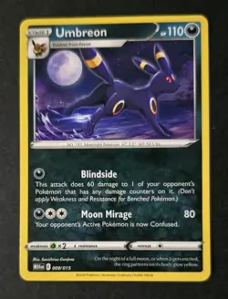 2024 Pokemon TCG Umbreon 009/015 Mcdonald’s Rare Promo Near Mint Mcdonalds - Image 1
