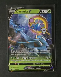 Dhelmise V 009/072 Shining Fates Ultra Rare Holo Full Art Pokemon TCG NM - Image 1
