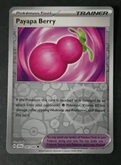 Pokemon - Stellar Crown - Reverse Holo - 141/142 - Payapa Berry - NM/M - Image 1