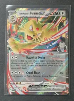 Pokemon TCG Team Rockets Persian EX 150/182 English NM - Image 1