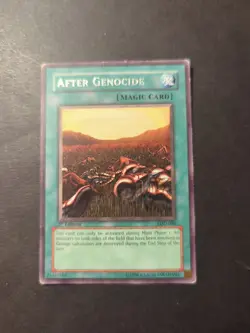 After Genocide YuGiOh TCG Rare Legacy of Darkness LOD-086 1st HP - Image 1