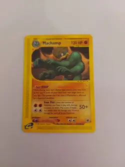 Machamp Machoke Machop Lot Of 3 Pokemon TCG CCG E-Reader Cards - Image 3