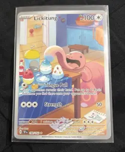 Lickitung 180/162 Illustration Rare Temporal Forces Pokemon TCG Cards - Image 1