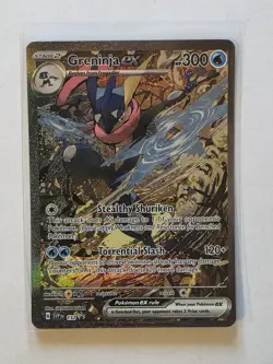 Pokemon Greninja ex SVP 132 Black Star Promo Holo EX Card English - Image 1