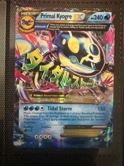 Pokemon TCG Primal Kyogre EX Ultra Rare Card Primal Clash 55/160 NM Condition - Image 1