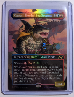 MTG - Captain Howler, Sea Scourge - Aetherdrift (#361) Borderless Foil NM - Image 1