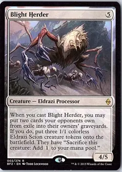 Blight Herder R Battle for Zendikar 2 LP MTG - Image 1