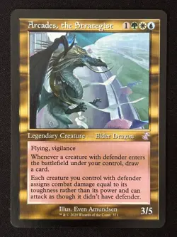 1x MTG Arcades, the Strategist - Time Spiral: Remastered (TSR) #371 - Magic - Image 1